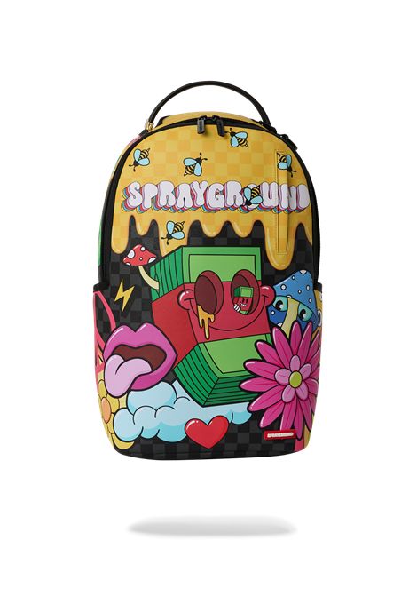 Zaino con stampa SPRAYGROUND | 910B8679NSZWTF TRIPPY MONEY BOY